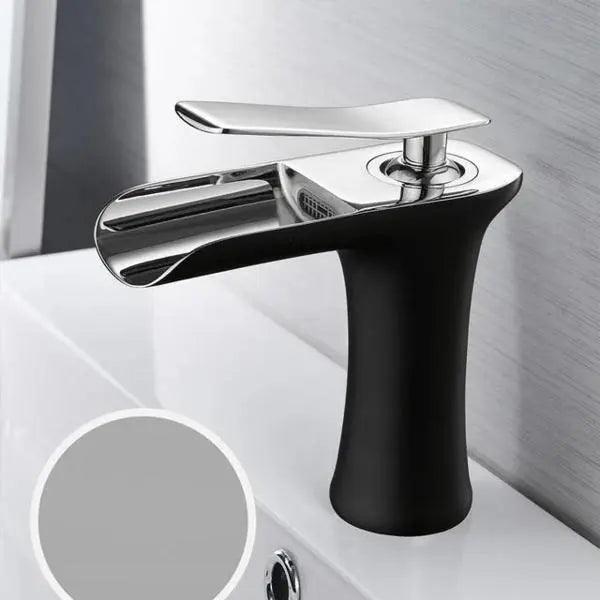 Meadow Pearl - Single Handle Gold Bathroom Faucet