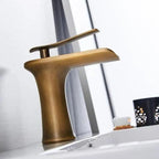 Meadow Pearl - Single Handle Gold Bathroom Faucet