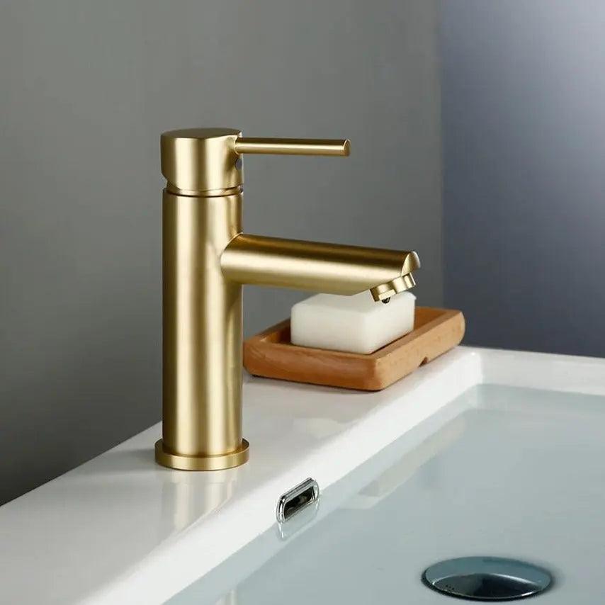 Ashen Ivory - Deck Mounted Bathroom Faucet