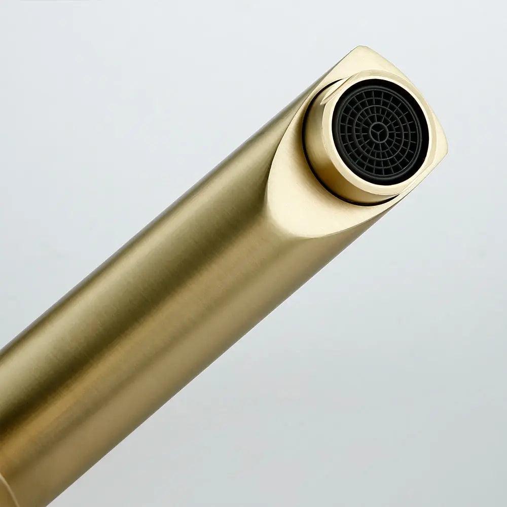 Ashen Ivory - Deck Mounted Bathroom Faucet