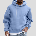 Marco Fleece Knit Hoodie – Relaxed Dropped-Shoulder Kangaroo-Pocket Pullover