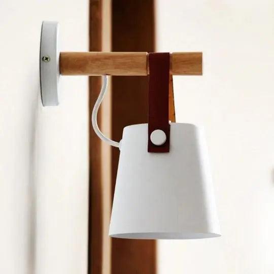 Cloud Echo - Nordic Wooden Wall Lights for Bedroom