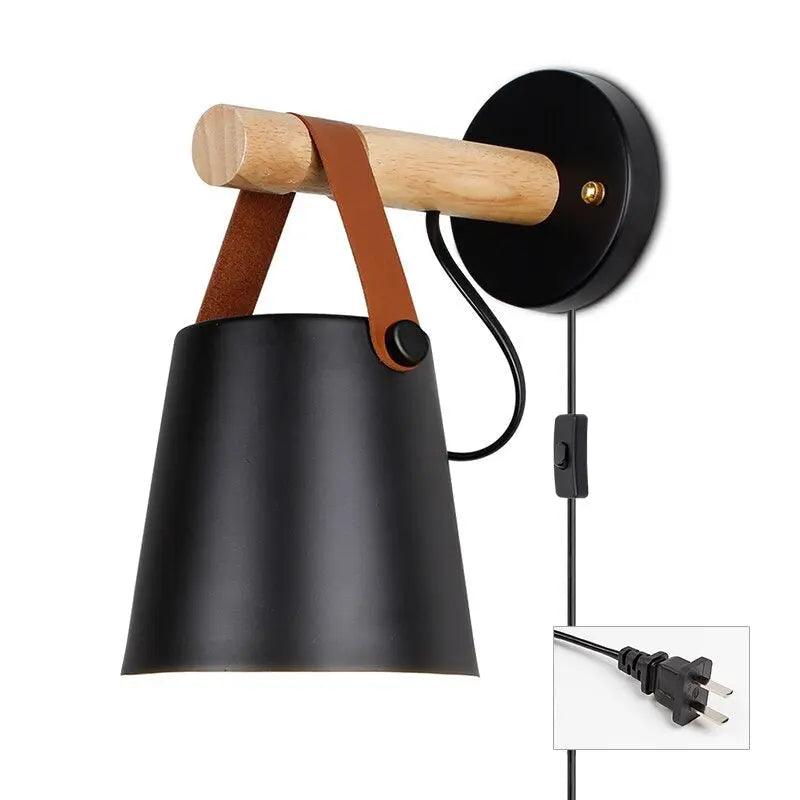 Cloud Echo - Nordic Wooden Wall Lights for Bedroom