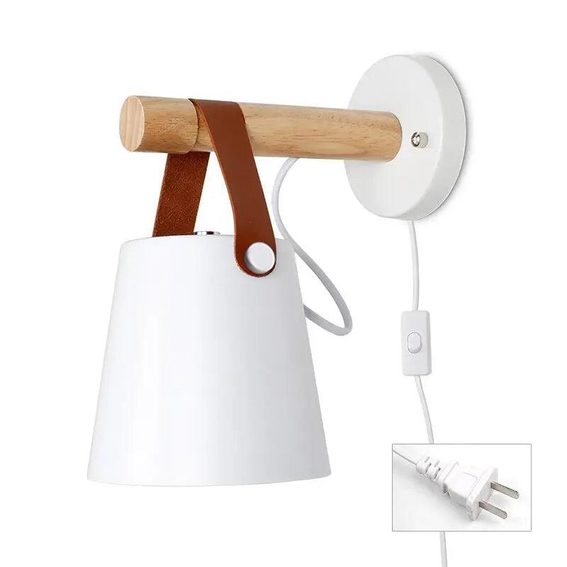 Cloud Echo - Nordic Wooden Wall Lights for Bedroom
