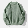 Matthew Ribbed Knit Crewneck Sweater – Drop Shoulder Oversized Relaxed Pullover