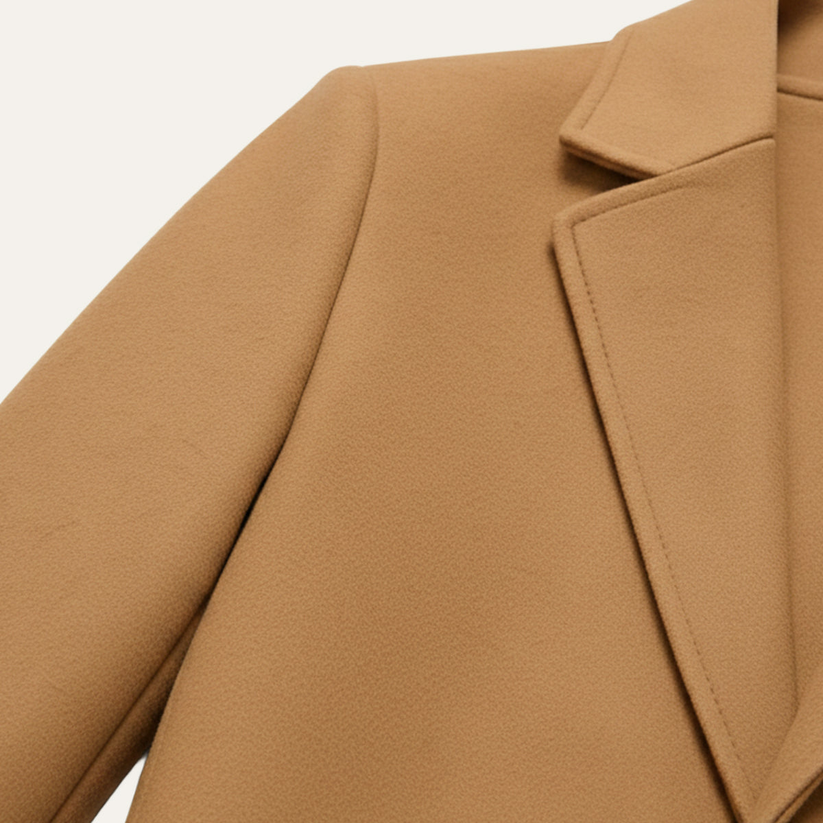 Mauro Cotton Blend Overcoat – Layered-Collar Tailored-Fit Full-Length Outerwear
