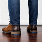 Mauro Leather Lace-Up Combat Boots – Reinforced Cap-Toe Rugged Footwear