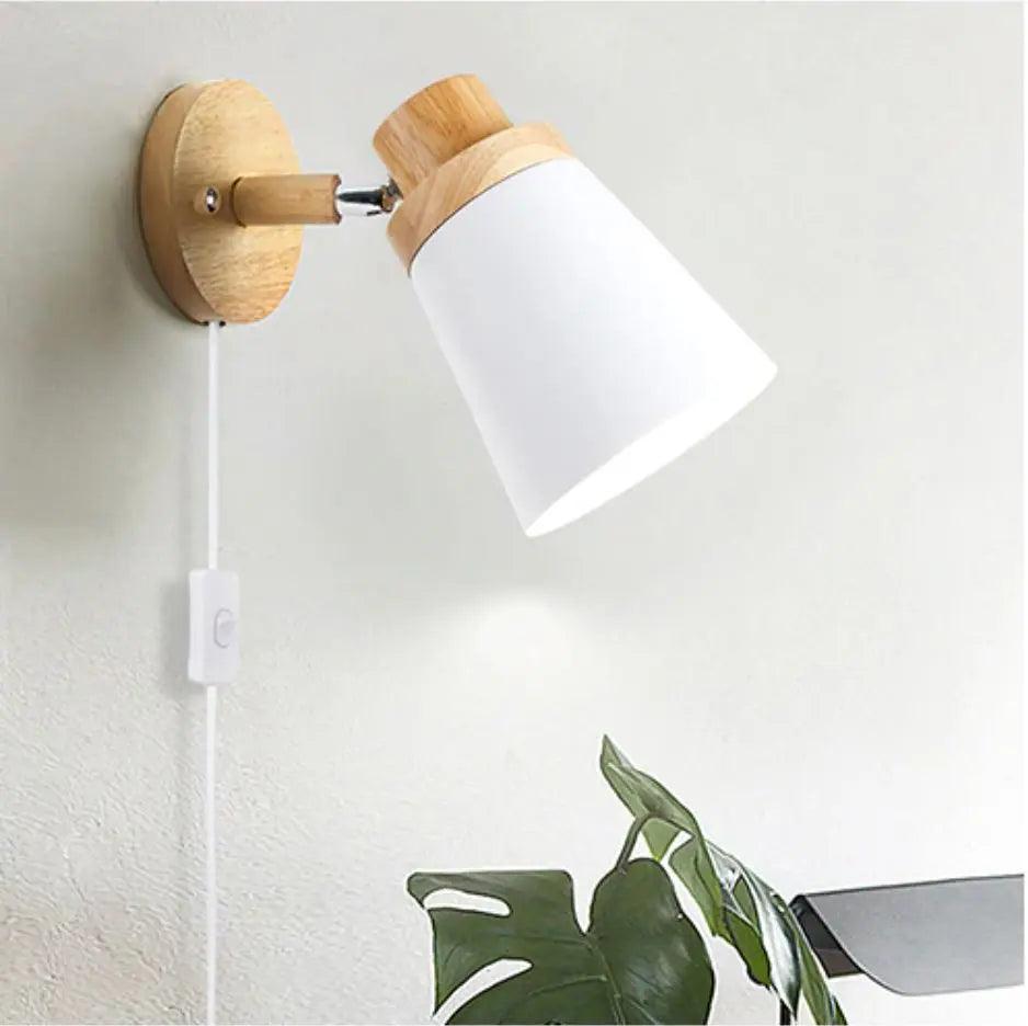 Snow Slate - Nordic Plug in Wall Sconce
