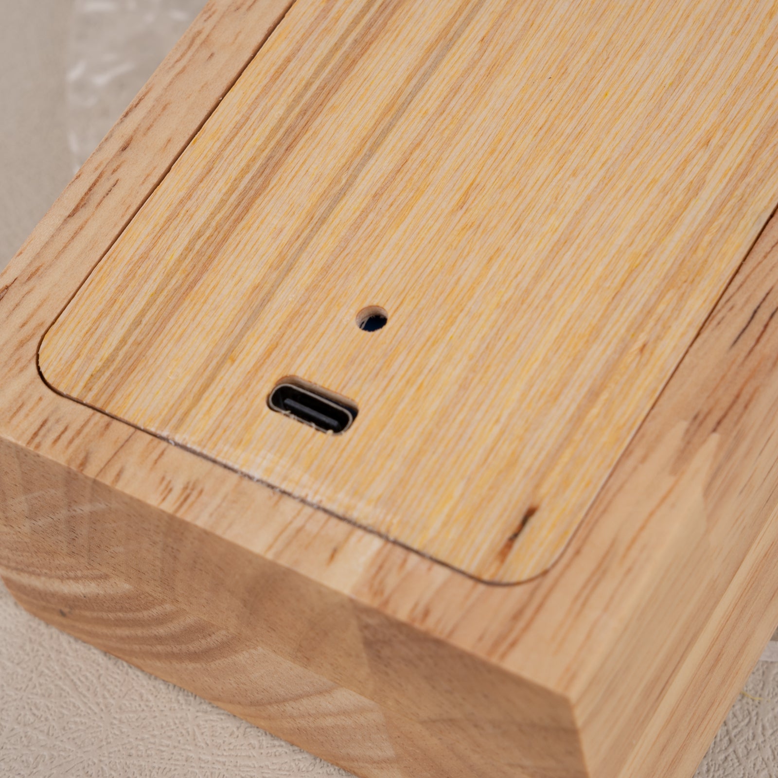 Rhea - Ocean Wave Night Light Projector with Wood Base