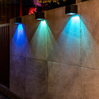 Niko - Multi-Color Solar Cube Wall Lights