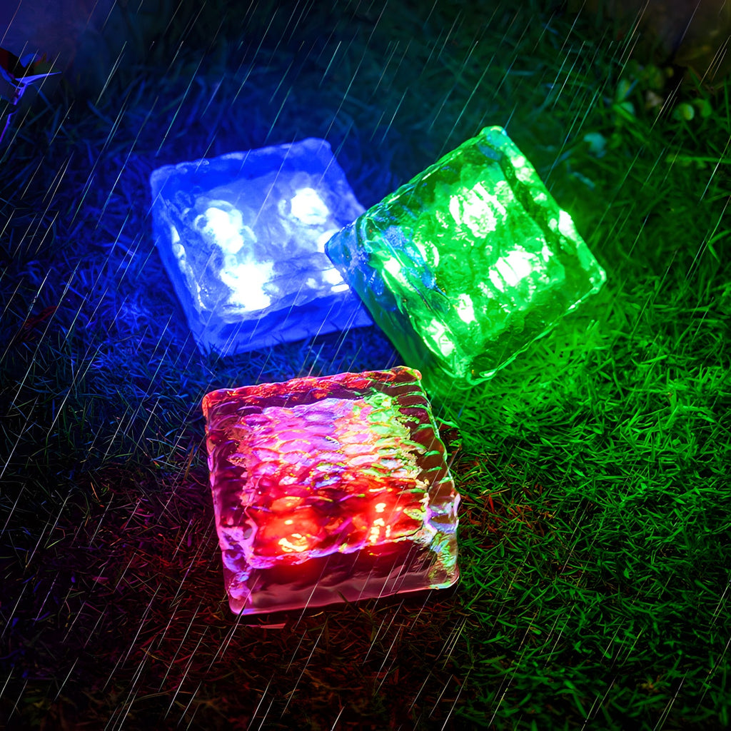 Vesper - Outdoor Solar Ice Brick Light - 6-Pack