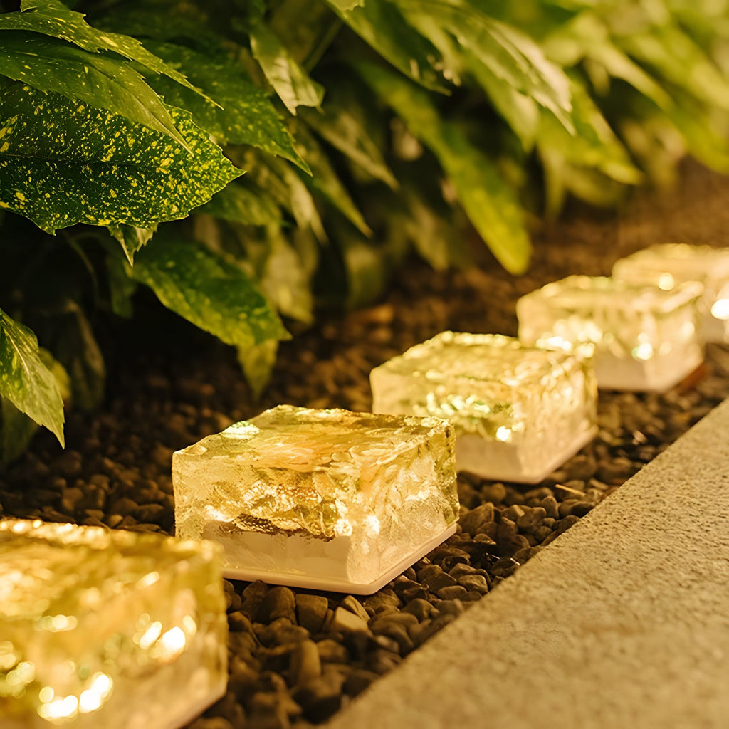 Vesper - Outdoor Solar Ice Brick Light - 6-Pack