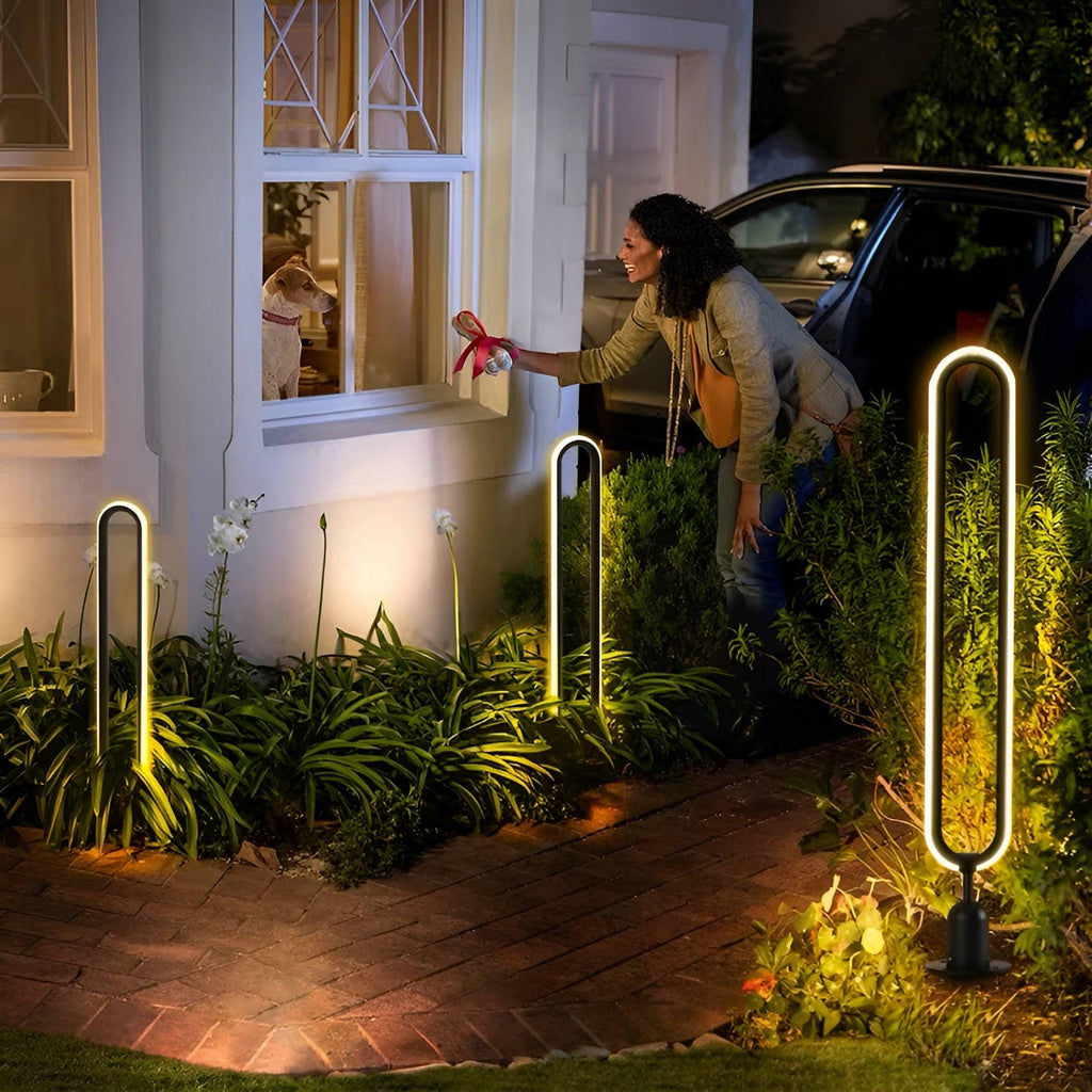 Zara - Outdoor Solar Powered Oval Landscape Pathway Light