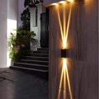 Nyra - 20W Outdoor 3 Beams Wall Light