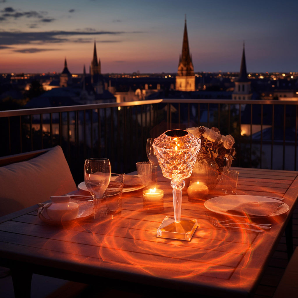 Nova - Crystal Rose Table Lamp