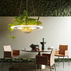 Ivory Bloom - Planter Light Table Pendant