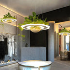 Ivory Bloom - Planter Light Table Pendant