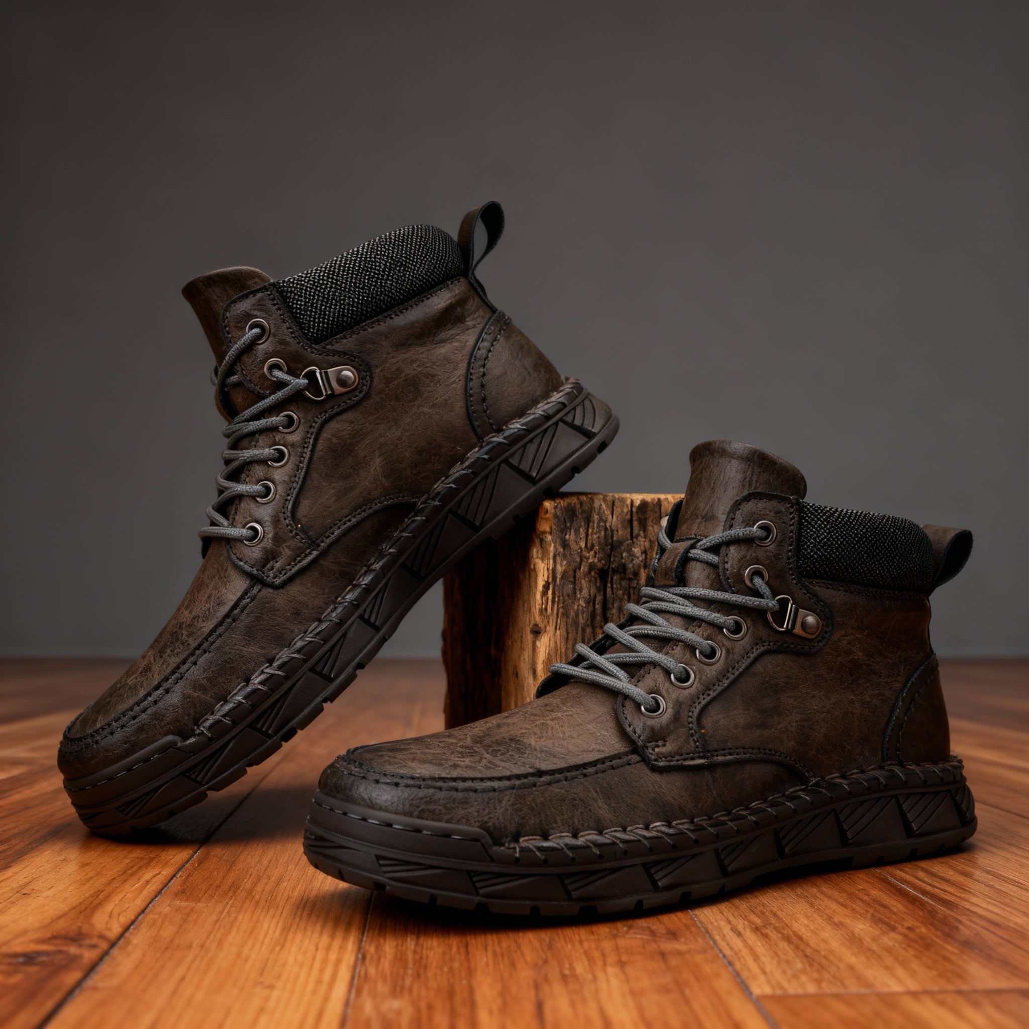 Roderick Leather Storm-Welt Boots – Terrain-Tested Lace-Up Footwear