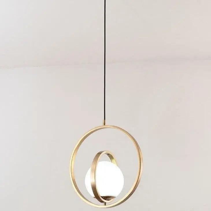 Pine Atlas - Rotating Gold Pendant Light