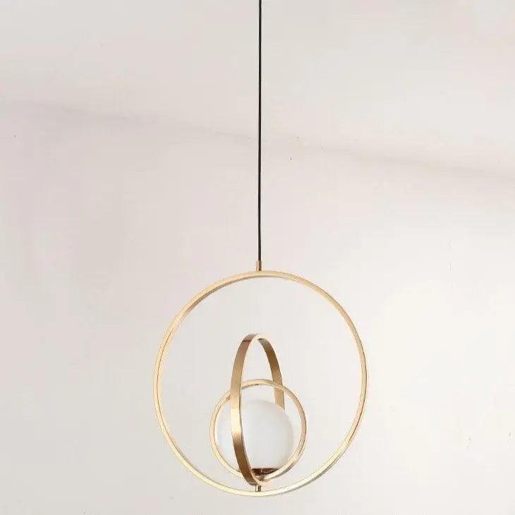 Pine Atlas - Rotating Gold Pendant Light