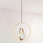 Pine Atlas - Rotating Gold Pendant Light