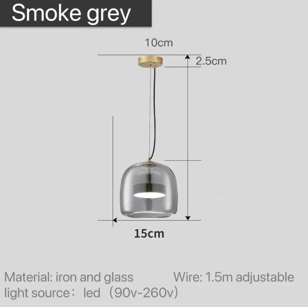Maple Stone - Modern Nordic Glass Pendant Light