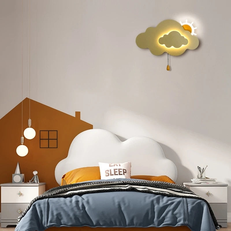 Lunar Halo - Childrens Lighting Cloud Nursery Night Light