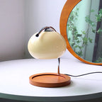 Lunar Stone - Vintage Glass Table Lamp Candle Warmer Lamp Bauhaus Furniture