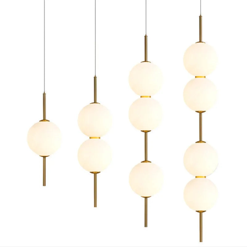 Serene Pearl - Modern Glass Pendant Lights Pendant Lights for Bedroom