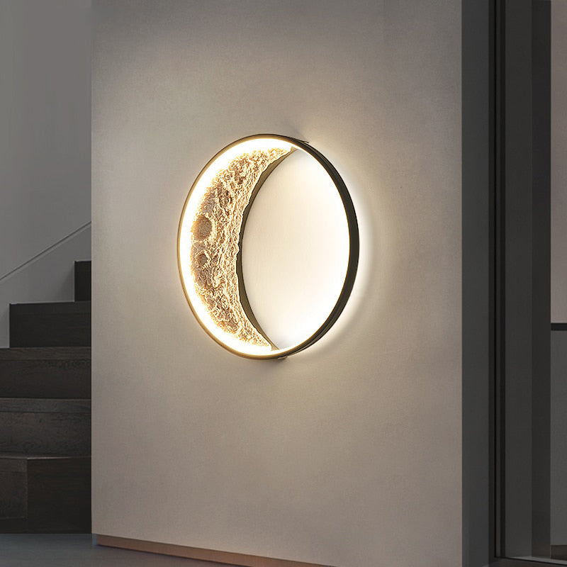 River Loft - Half Moon Modern LED Wall Lamp