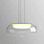 Seafoam Haven – Modern Glass Pendant LED Hanging Light Fixture