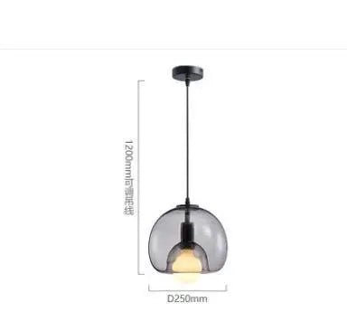 Ivory Field - Modern Glass Pendant Light