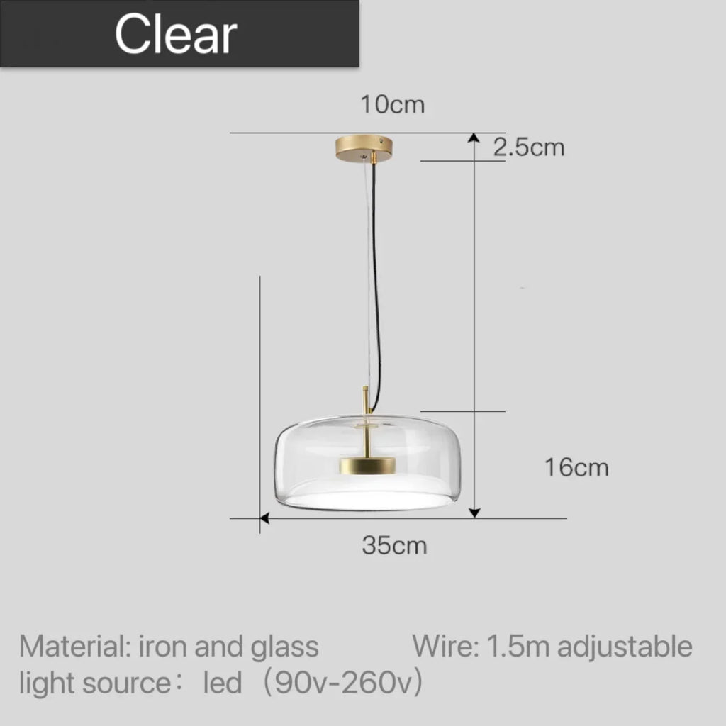 Maple Stone - Modern Nordic Glass Pendant Light
