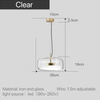 Maple Stone - Modern Nordic Glass Pendant Light