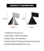 Lunar Umber – Modern Wall Mounted Spotlight in Nordic Style