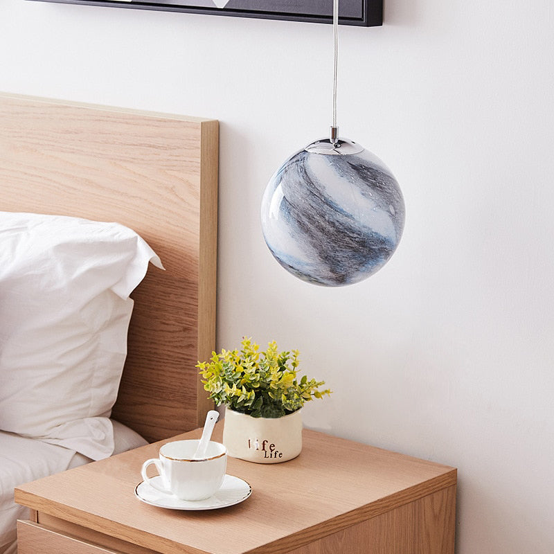 Coastal Loft - Childrens Lighting Planet Pendant Light Nursery Lamp