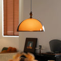 Solis - Amber Glow Dome Pendant Light