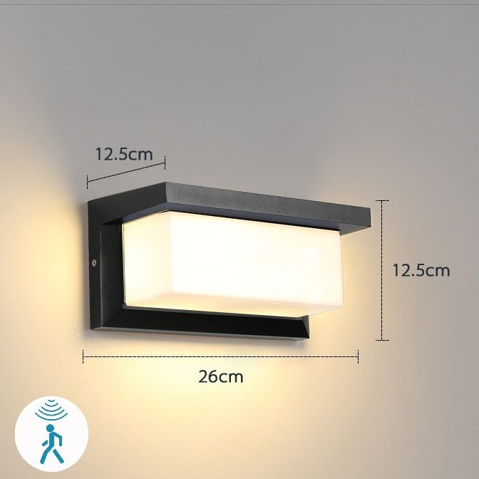 Raven Summit - Motion Activated Light LED Porch Light Commercial Led Outdoor Lighting