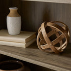 Seafoam Kettle Studio - Living Room Shelves Wood Storage Shelves Three Tier Shelf