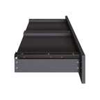 Coastal Cypress - Modern Black Nightstand Small Bedside Table