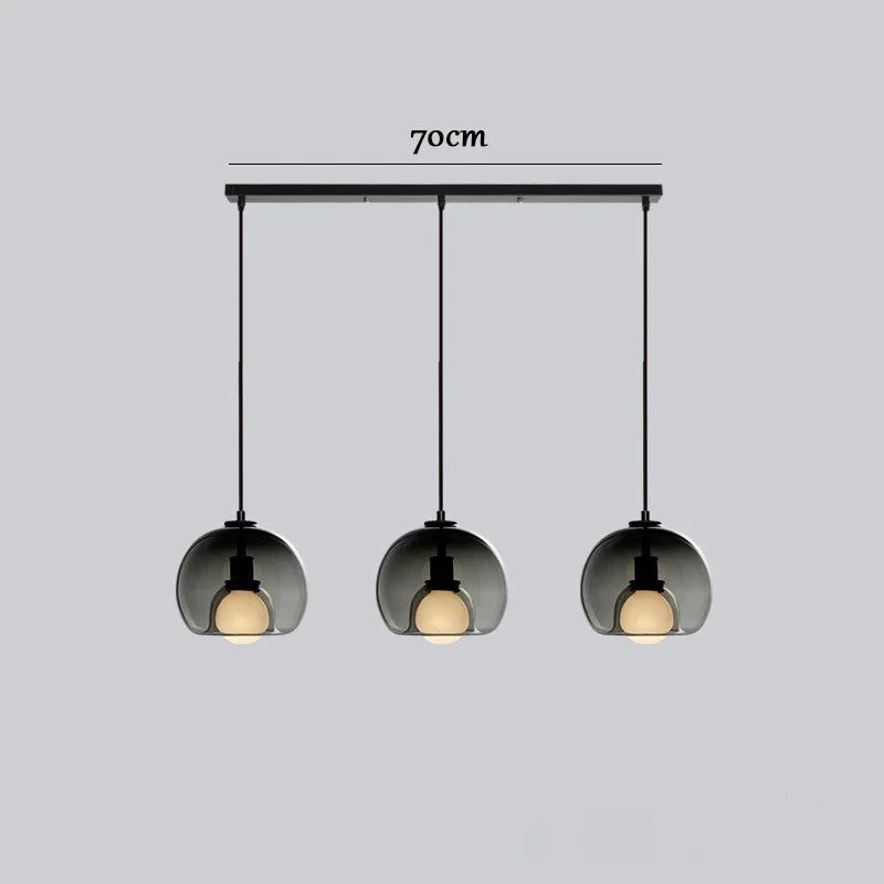 Ivory Field - Modern Glass Pendant Light
