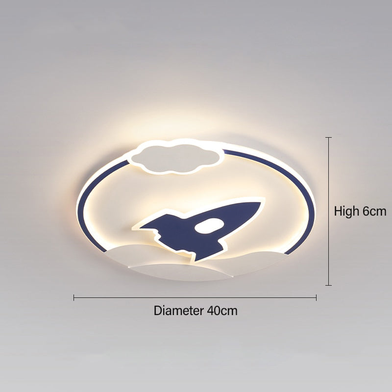 Cedar Ridge - Space Flush Mount Light Childrens Lighting