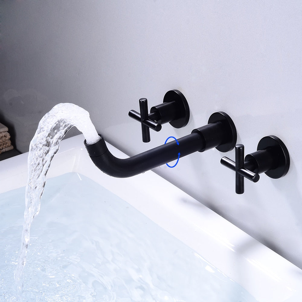 Misty Wave - Two Handle Bathroom Faucet