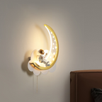 Hazel Crescent - Moon Nursery Light Fixture Childrens Lighting