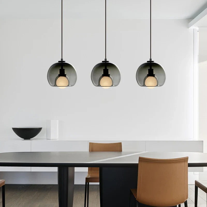 Ivory Field - Modern Glass Pendant Light