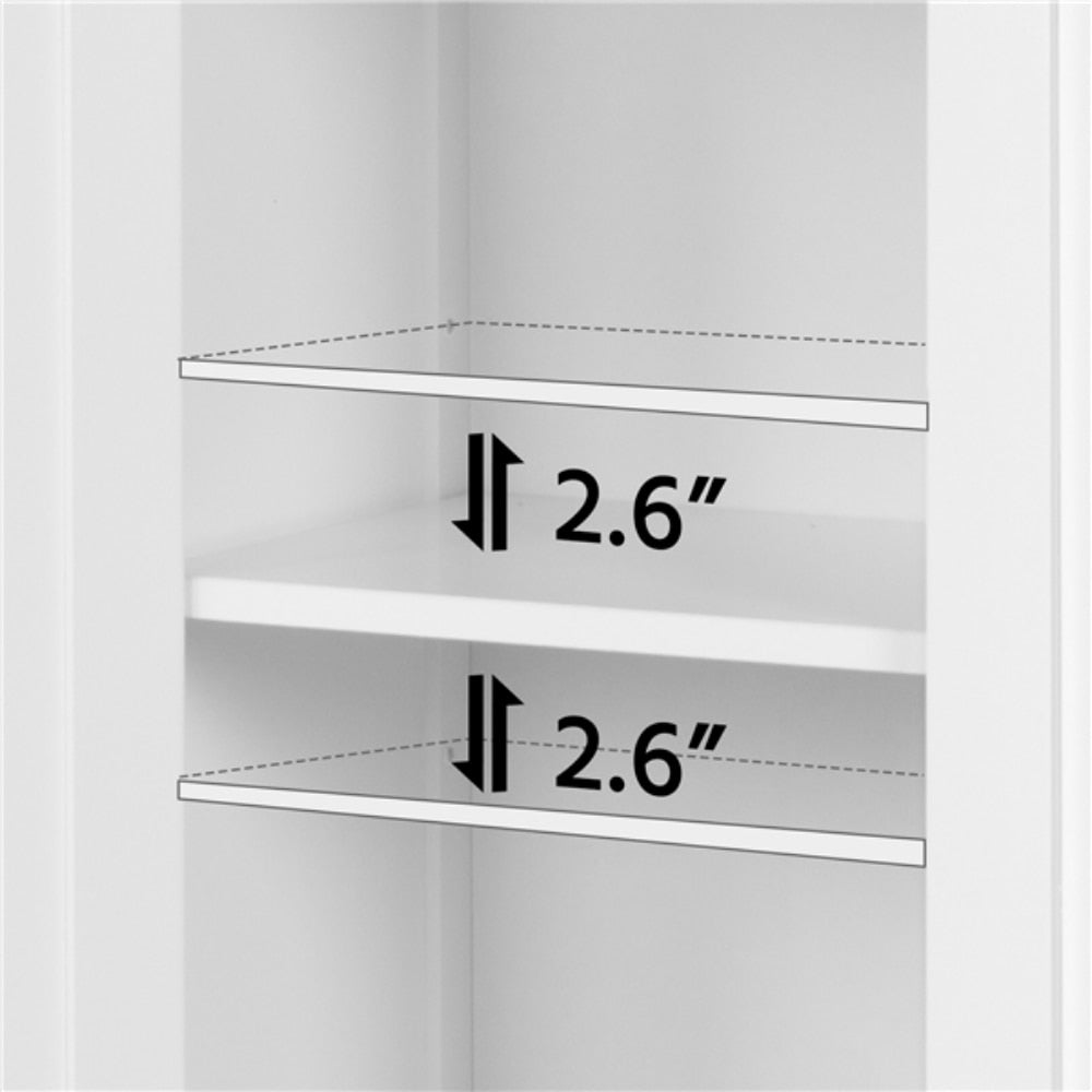 Pine Opal - Wooden Double Door Bathroom Floor Cabinet