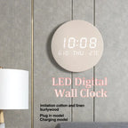 Jules - AuraSphere LED Digital Wall Clock