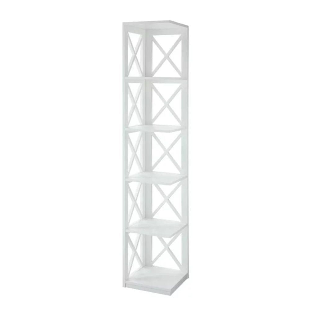 Cedar Drift - 5 Tier Corner Shelves Display Shelves Living Room Shelves