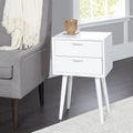 Stone Sky - Mid Century Modern Nightstand Small Bedside Table