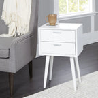 Stone Sky - Mid Century Modern Nightstand Small Bedside Table